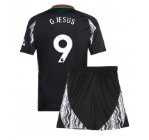 Arsenal Gabriel Jesus #9 Koszulka Wyjazdowa dzieci 2024-25 Krótki Rękaw (+ krótkie spodenki)